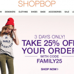shopbop F&F is here! (expired)