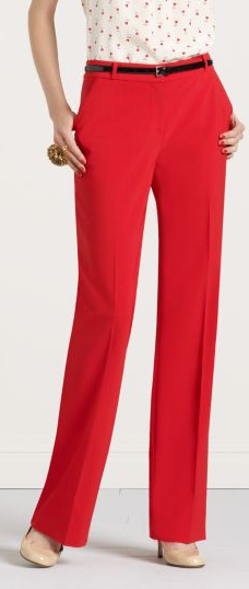 cheap thrill: red trousers - shopping's my cardio