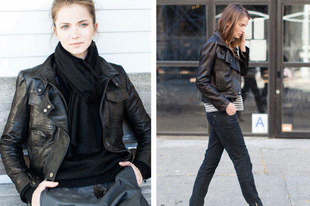 worthy splurge: the best leather jacket - shopping's my cardio
